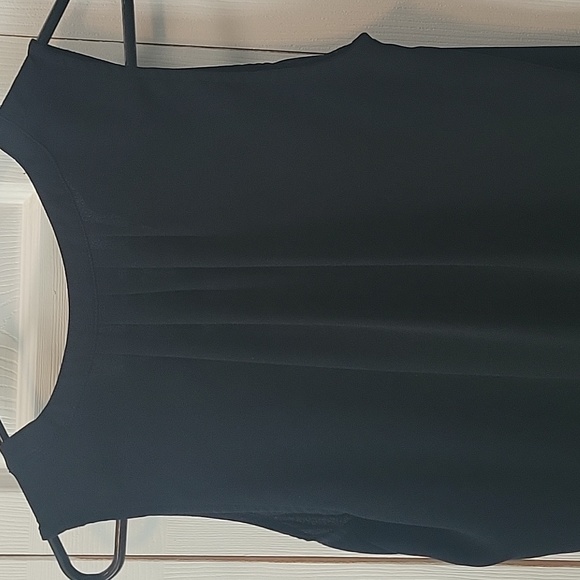 Apt 9 Black Split Neck Blouse - Picture 5 of 5